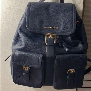 Navy blue Michael Kors backpack